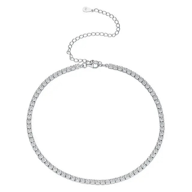 4mm Adjustable Tennis Necklace
